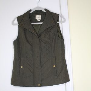 Green Puffy Vest